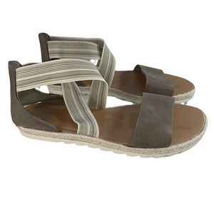 Sorel Women's Ella II Cross Strap Flat Sandals sz 9.5